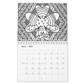 Kleur uw agenda kalender (Mar 2027)