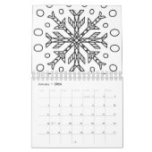 Kleur uw agenda kalender (Jan 2026)