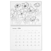 Kleur uw agenda voor het kleuren van agenda kalender (Jan 2026)