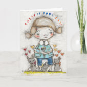 Kleur uw dag - Wenskaart Bedankkaart (Voorkant)