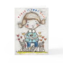 Kleur uw dag - Wenskaart