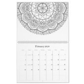Kleur uw eigen agenda 2021 Mandala Patronen Kalender (Feb 2026)