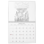 Kleur uw eigen agenda kalender (Mar 2027)