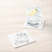 Kleur Uw Eigen  Baby met Koel Kartonnen Onderzetters (Insitu)