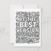 Kleur uw eigen bedankkaart (Voorkant)