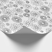 Kleur uw eigen blokpatroon cadeaupapier (Hoek)