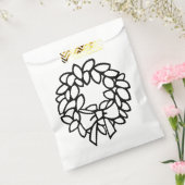 Kleur-Uw-Eigen Breed met Bow Reeks van 50 Bedankzakje (Gezegeld)