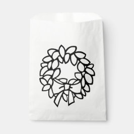 Kleur-Uw-Eigen Breed met Bow Reeks van 50 Bedankzakje