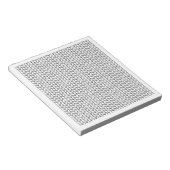 KLEUR UW EIGEN BREIEN 5.5x6 Notitieblok (Schuin)