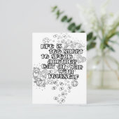 Kleur uw eigen briefkaart (Staand voorkant)