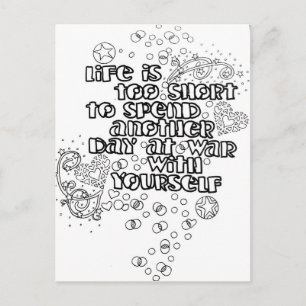 Kleur uw eigen briefkaart