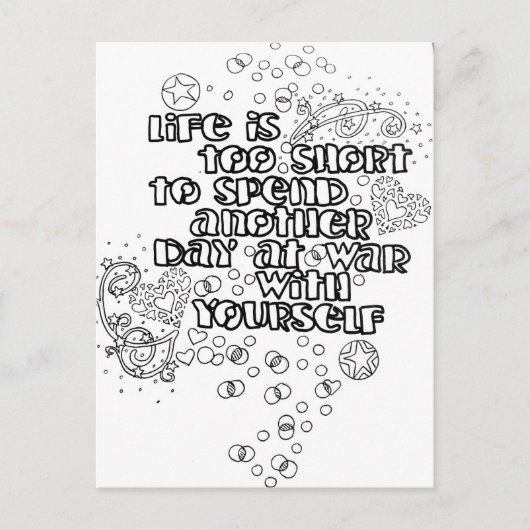 Kleur uw eigen briefkaart (Voorkant)