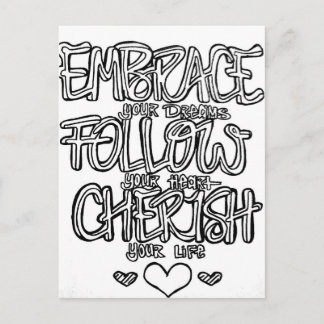 Kleur uw eigen briefkaart