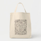 Kleur uw eigen Canvas tas met de Kunst van de Schr (Voorkant)