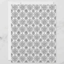 Kleur uw eigen chrysant scrapbooking papier