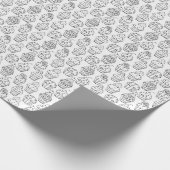 Kleur uw eigen Fancy cupcakes Cadeaupapier (Hoek)