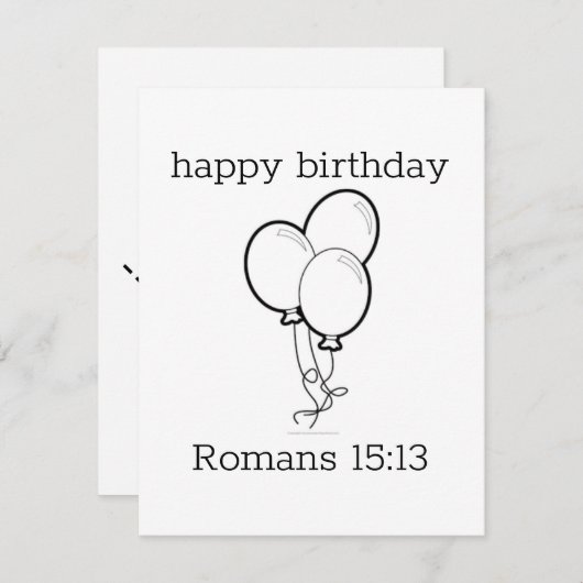 kleur uw eigen flat-Kaart (Voorkant / Achterkant)