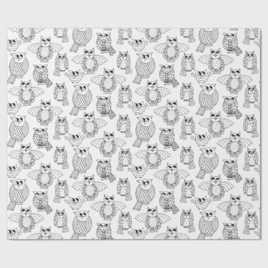 Kleur uw eigen fysieke eigendom cadeaupapier (Vlak)