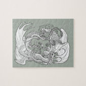 Kleur uw eigen geïntegreerde tekeningen legpuzzel (Horizontaal)