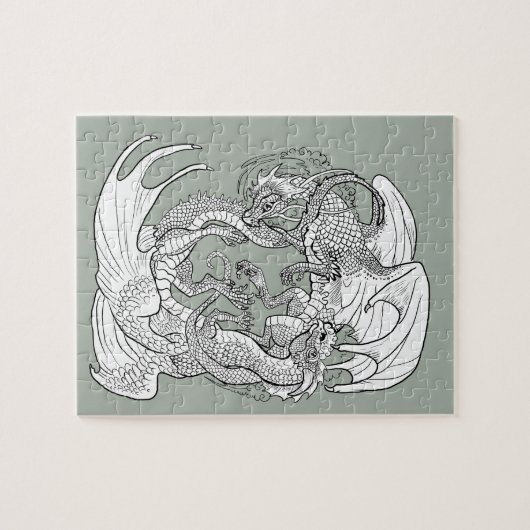 Kleur uw eigen geïntegreerde tekeningen legpuzzel (Horizontaal)