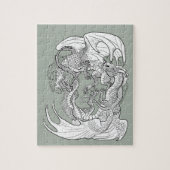 Kleur uw eigen geïntegreerde tekeningen legpuzzel (Verticaal)