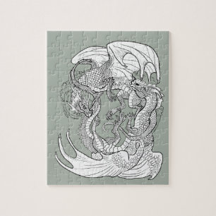 Kleur uw eigen geïntegreerde tekeningen legpuzzel