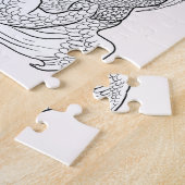 Kleur uw eigen geïntegreerde tekeningen legpuzzel (Zijkant)