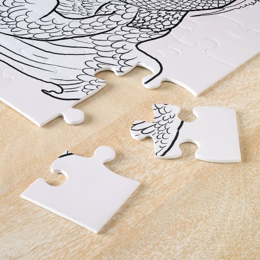 Kleur uw eigen geïntegreerde tekeningen legpuzzel (Zijkant)