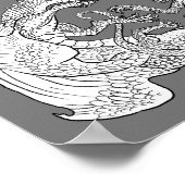 Kleur uw eigen geïntegreerde tekeningen poster (Hoek)