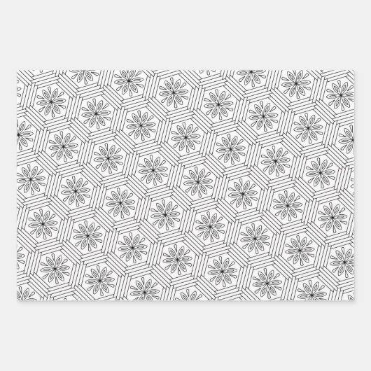 Kleur uw eigen inpakpapier vel (Voorkant)