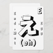 Kleur Uw Eigen Japans Art Decor Flashcards Spel Kaart (Voorkant / Achterkant)