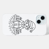 Kleur Uw Eigen Kerst Elf iPhone / iPad Case (Achterkant (horizontaal))