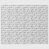 Kleur uw eigen klare gezichten cadeaupapier (Vlak)