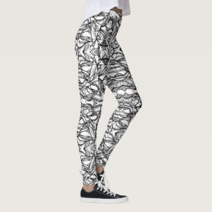 Kleur uw eigen Leggings #2: kleuren, dij, uniek