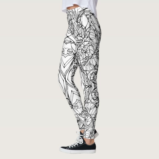 Kleur uw eigen Leggings #3: plezier in het kleuren (Links)