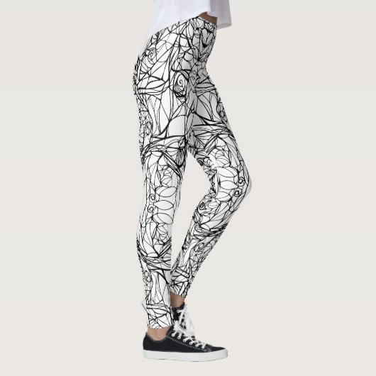 Kleur uw eigen Leggings #3: plezier in het kleuren (Rechts)