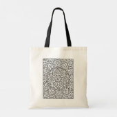 Kleur uw eigen Mandala-Canvas tas (Achterkant)