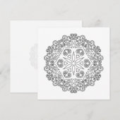 Kleur uw eigen MANDALA - DIY Colour Book 2 (Voorkant / Achterkant)
