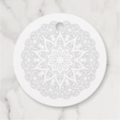 Kleur uw eigen MANDALA - DIY Colour Book 2 Bedankjes Labels (Achterkant)