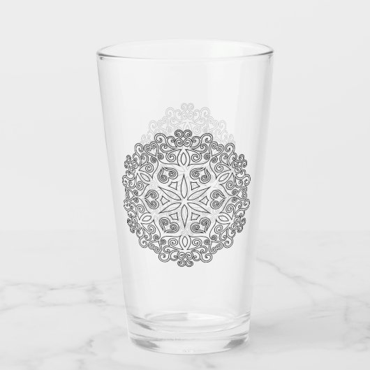 Kleur uw eigen MANDALA - DIY Colour Book 2 Glas (Achterkant)