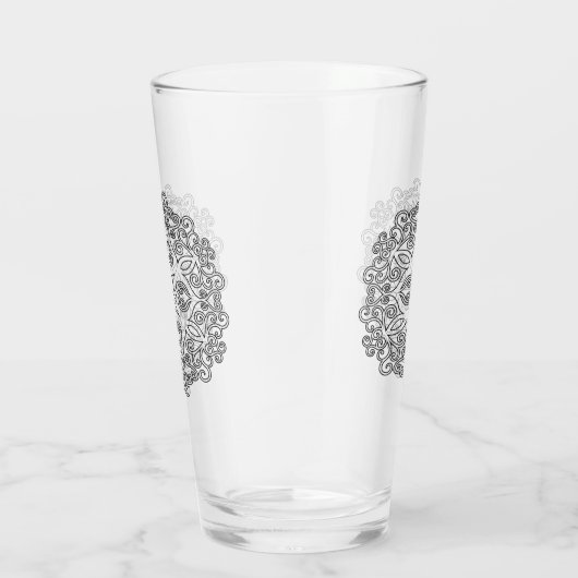 Kleur uw eigen MANDALA - DIY Colour Book 2 Glas (Rechts)