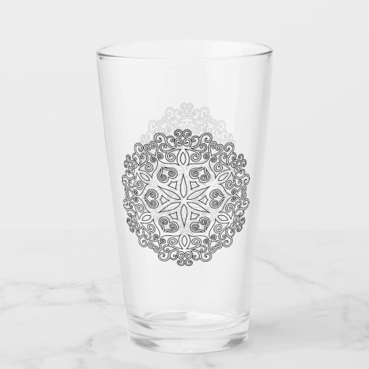 Kleur uw eigen MANDALA - DIY Colour Book 2 Glas (Voorkant)