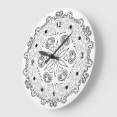 Kleur uw eigen MANDALA - DIY Colour Book 2 Grote Klok (Hoek)