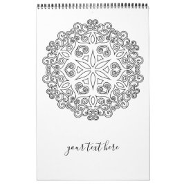Kleur uw eigen MANDALA - DIY Colour Book 2 Kalender
