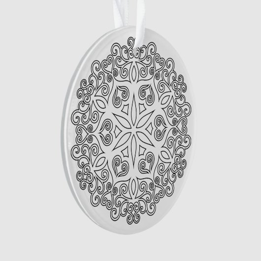 Kleur uw eigen MANDALA - DIY Colour Book 2 Ornament (voorkant)