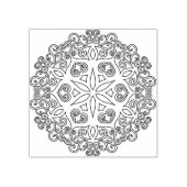 Kleur uw eigen MANDALA - DIY Colour Book 2 Rubberstempel (Afrduk)