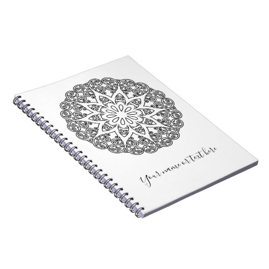 Kleur uw eigen MANDALA - kleurrijk boek 1 Notitieboek (Rechterzijde)