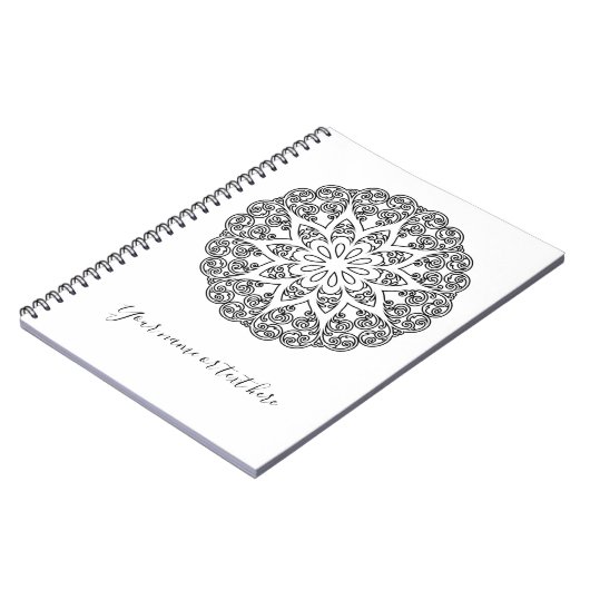 Kleur uw eigen MANDALA - kleurrijk boek 1 Notitieboek (Linkerzijde)