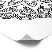 Kleur uw eigen MANDALA - kleurrijk boek 1 Poster (Hoek)