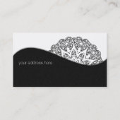 Kleur uw eigen MANDALA - kleurrijk boek 1 Visitekaartje (Achterkant)